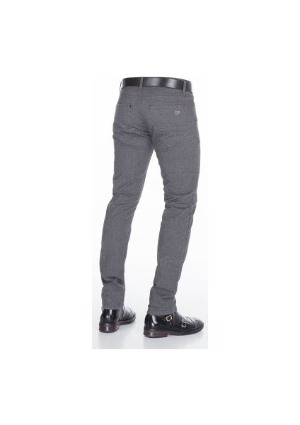 Cipo&Baxx CD372A Slim Fit Dar Paça Koyu Gri Erkek Pantolon fırsatları