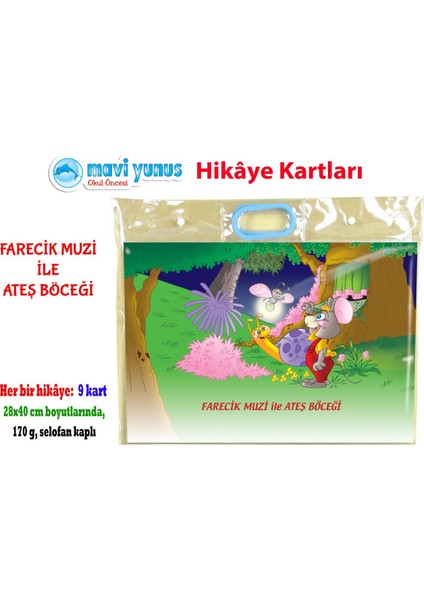 Farecik Muzi ile Ateş Böceği Hikaye Kartı (3-4-5 Yaş)