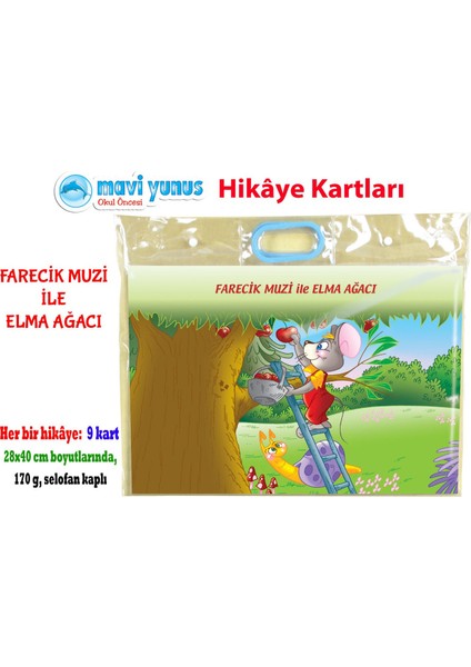 Farecik Muzi ile Elma Ağacı Hikaye Kartı (3-4-5 Yaş)