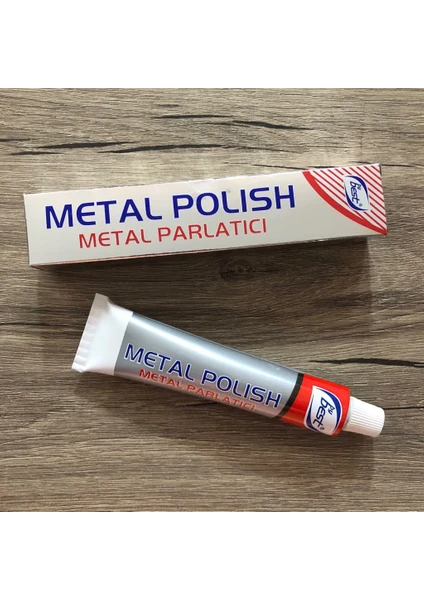 Metal Krom Gümüş Altın Parlatıcı Krem Cila 50Gr