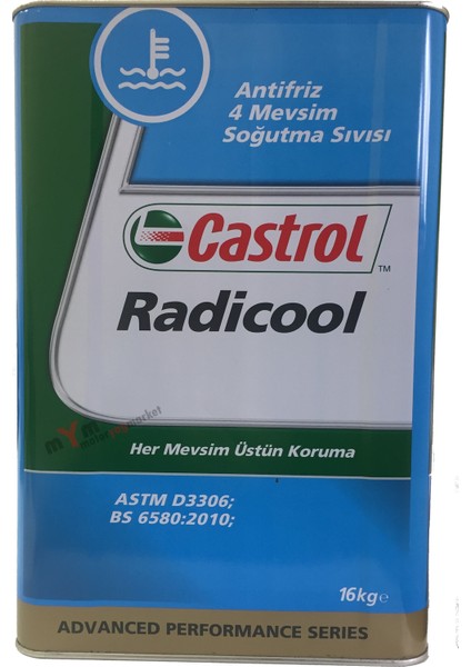 Radicool 16 Kg Mavi Antifriz Konsantre *Su İle -36C 32Kg