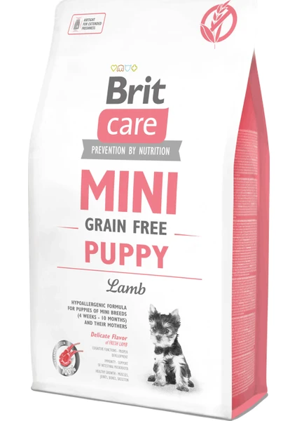 Brit Care Mini Puppy Kuzu Etli Tahılsız Küçük Irk Yavru Köpek Maması 2 Kg