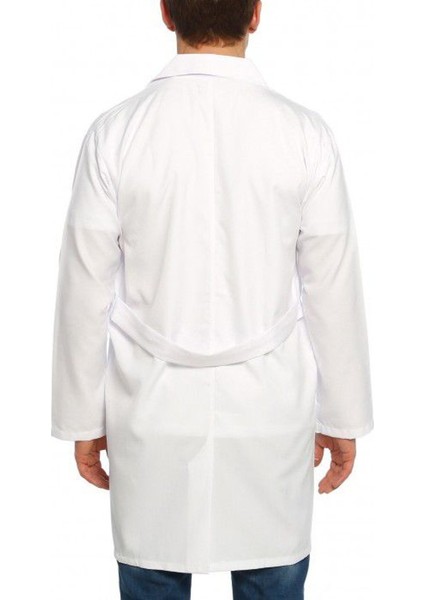 Erkek Doktor Öğretmen Laboratuar Önlük Beyaz modelleri