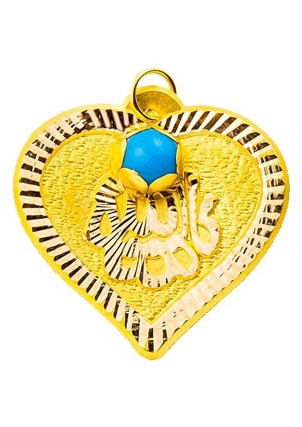 Kalpli Boncuklu 14 Ayar Altın Maşallah fırsatları