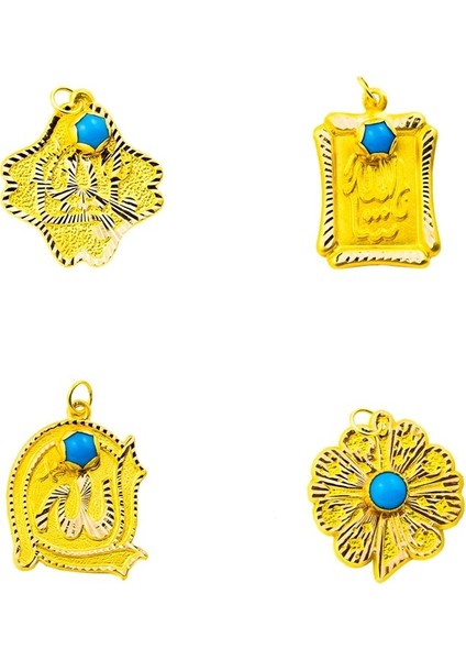 Allah Lafzı 14 Ayar Altın Maşallah