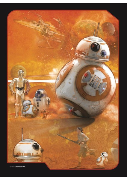 4'lü Star Wars Çocuk Puzzle (35+48+54+70 Parça)