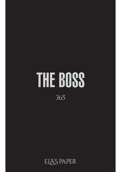 Ela's Paper The Boss Defter