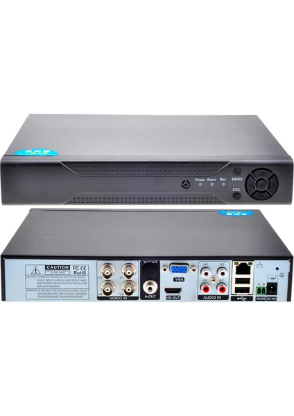 AHD 4 Kanal  DVR Kayıt Cihazı Xmeye Full HD 1080