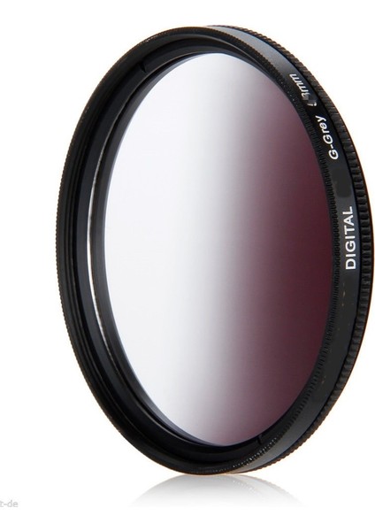 Canon 18-135mm Lens için 67mm Kademeli Degrade Grey Gri Nd Efekt Filtre