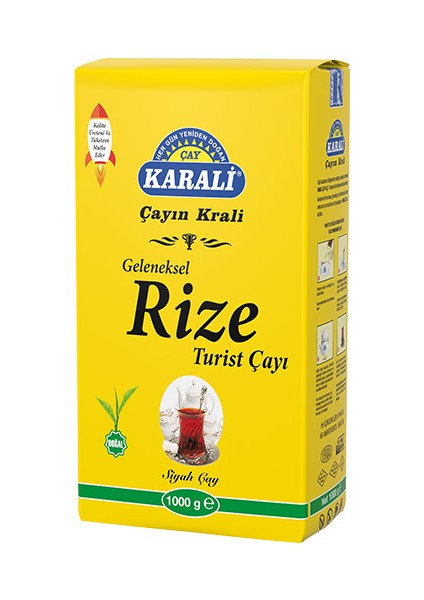 Karali Çay Geleneksel Rize Turist Dökme Çay 1 Kg