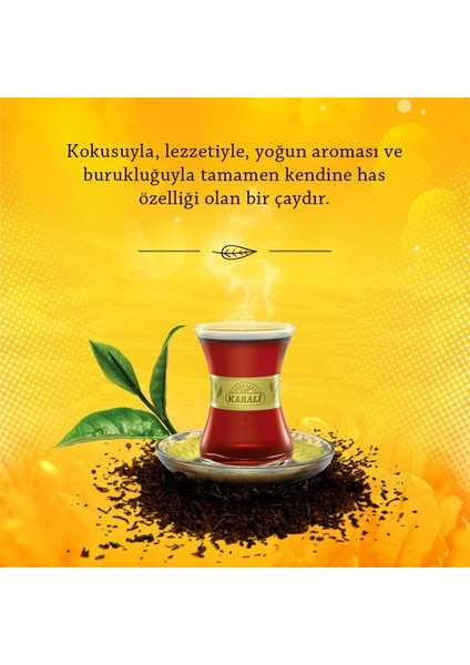 Karali Çay Premium Demlik Poşet Siyah Çay 48'li