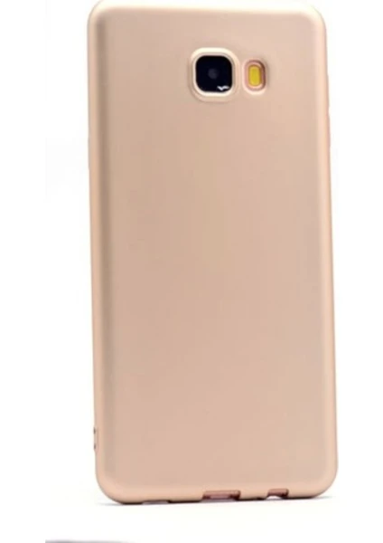 Jopus Samsung Galaxy C7 Mat Premium Silikon Kılıf + Cam Ekran Koruyucu