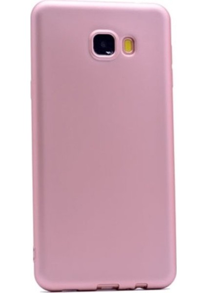 Jopus Samsung Galaxy C7 Pro Mat Premium Silikon Kılıf + Cam Ekran Koruyucu