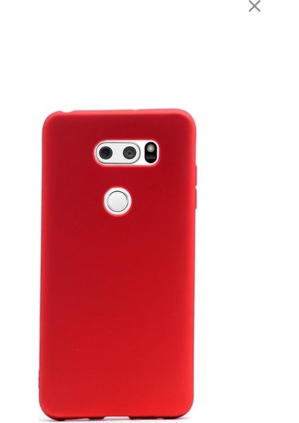 Jopus Lg V30 Mat Peremium Silikon Kılıf + Cam Ekran Koruyucu