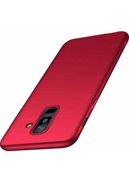 Jopus Samsung Galaxy J8 Mat Premium Silikon Kılıf + Cam Ekran Koruyucu