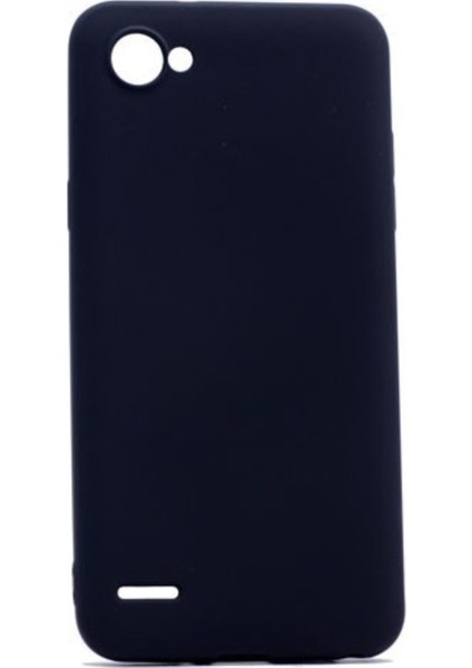 Jopus Lg Q6 Mat Peremium Silikon Kılıf + Cam Ekran Koruyucu