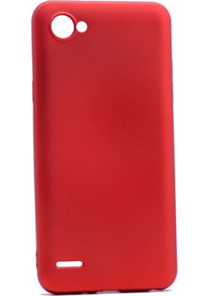 Jopus Lg Q6 Mat Peremium Silikon Kılıf + Cam Ekran Koruyucu