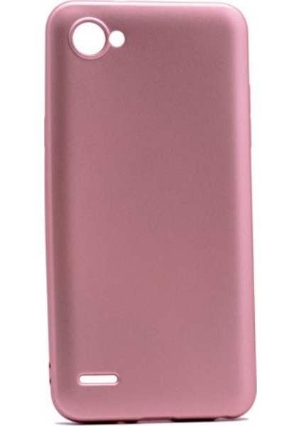 Jopus Lg Q6 Mat Peremium Silikon Kılıf + Cam Ekran Koruyucu