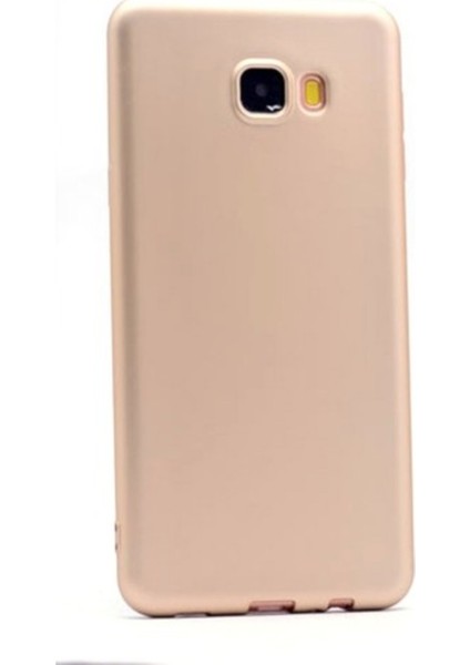 Jopus Samsung Galaxy C5 Mat Premium Silikon Kılıf + Cam Ekran Koruyucu