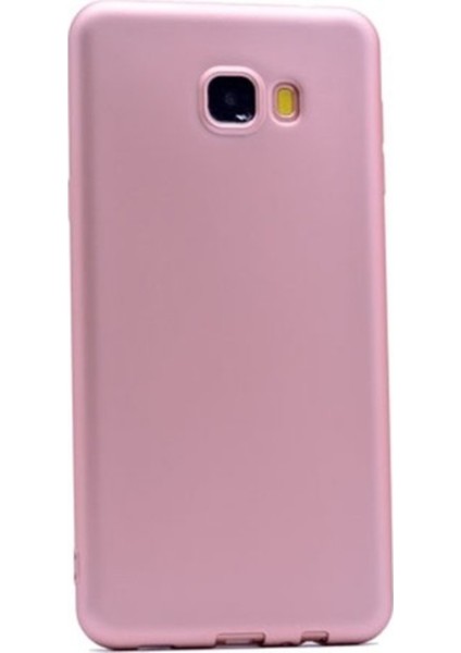 Jopus Samsung Galaxy C5 Mat Premium Silikon Kılıf + Cam Ekran Koruyucu