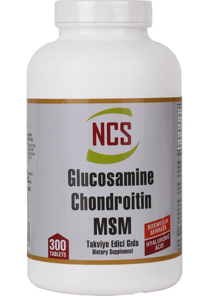 Glucosamine Chondroitin Msm Hyaluronic Acid Boswella 300 Tablet