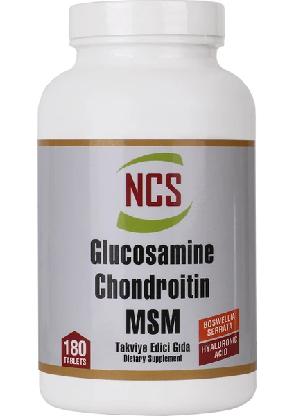 Glucosamine Kondroitin Msm Hyaluronic Acid 180 Tablet