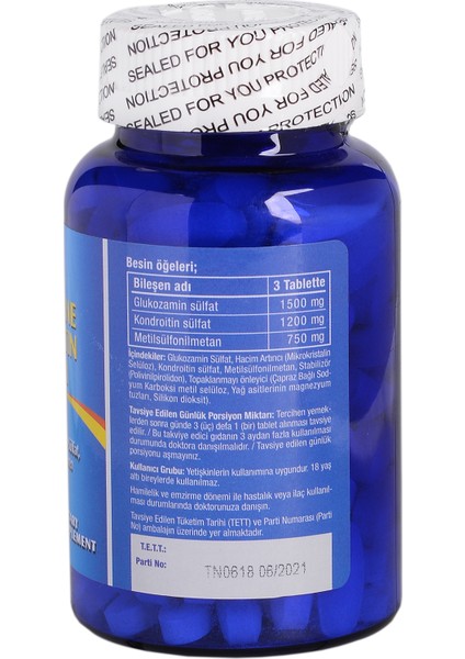 Glucosamine Chondroıtın Plus Msm 120 Tablet