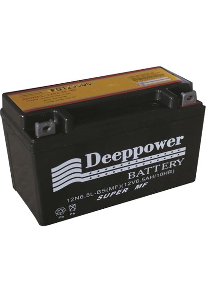 Deep Power 12 N 6.5 L Bs 12 V 6.5 Ah /10 Hr Cg Aküsü