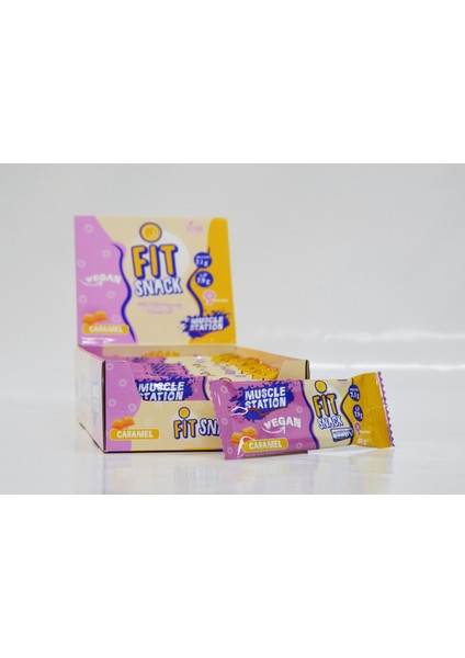Fit Snack Vegan Caramel 24'Lü Kutu