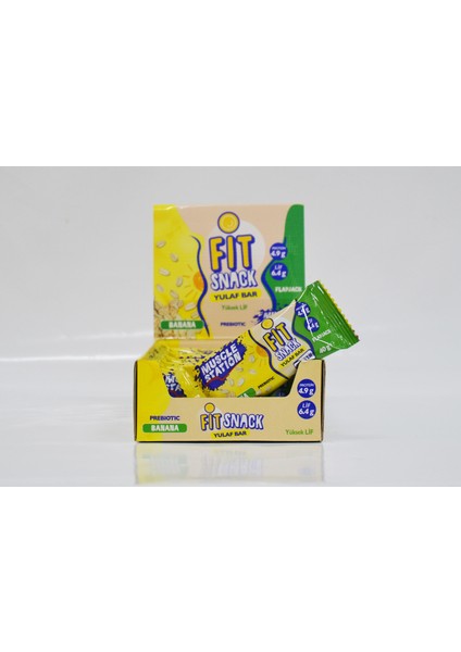 Fit Snack Yulaf Bar Banana 24'Lu Kutu