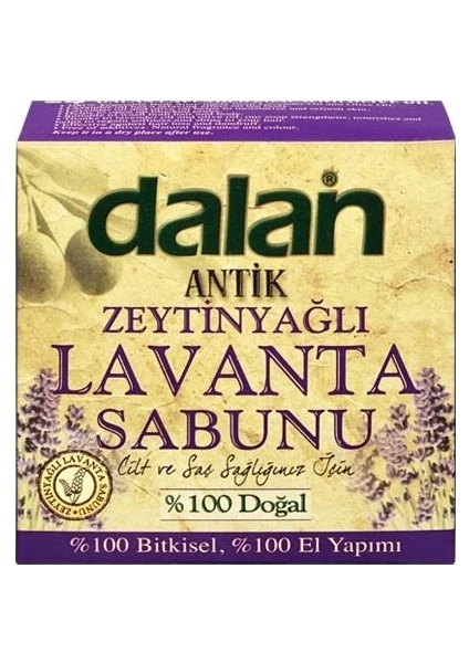 Antik Zeytin Yağlı Lavanta Sabunu El Yapımı 3'lü 450 gr