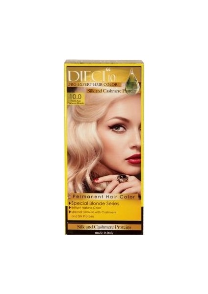 Eko Kit Saç Boyası 10,0 Platin Sarı