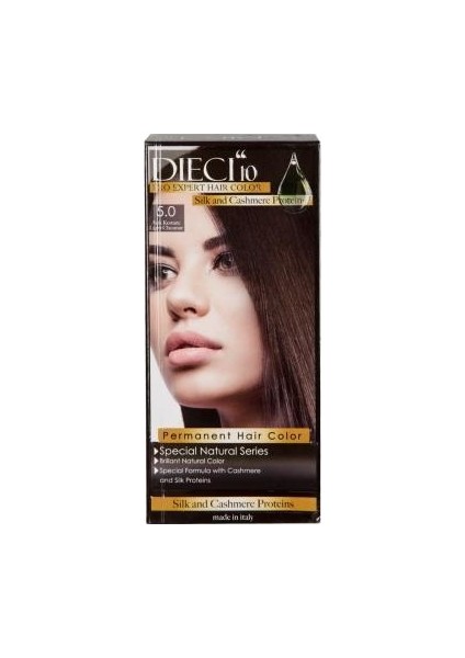 Eko Kit Saç Boyası 5,0 Açık Kestane