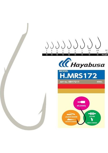 Hmrs172 Hooks Nickel Olta İğnesi fiyatları