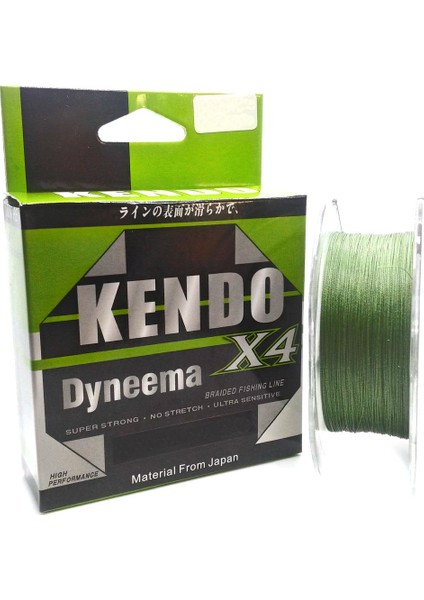 Kendo Dynema Braided High Green 4 Örgü Olta Misinası 120Mt