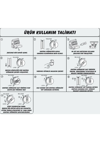 Kartuşlu Portatif Kamp Soba