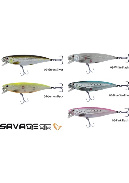 3D Twitch Minnow 8Cm 10Gr Suni Yem