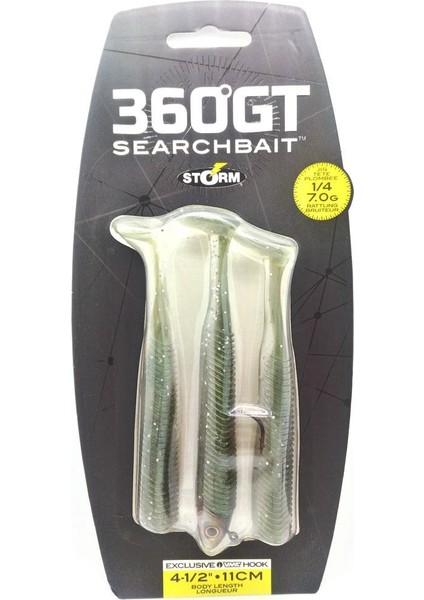 360Gt Searchbait Minnow 11Cm 7Gr 3+1 Adet Silikon Yem fiyatları