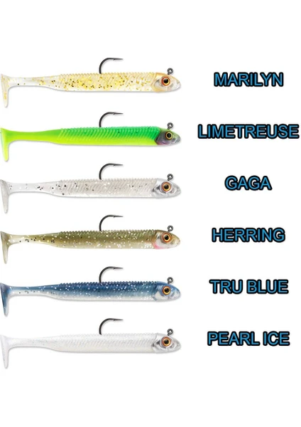 360Gt Searchbait Minnow 9Cm 3,5Gr 3+1 Adet Silikon Yem