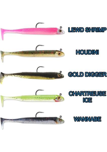 360Gt Searchbait Minnow 9Cm 3,5Gr 3+1 Adet Silikon Yem