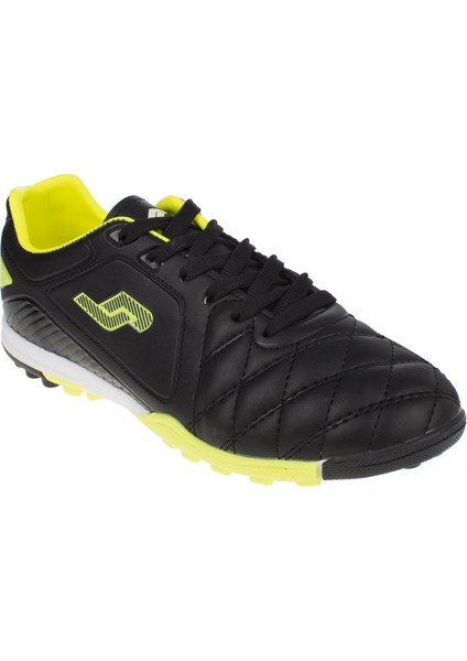Siyah Genç Halı Saha Ayakkabısı 21389-Siyah-Neon-Yesıl
