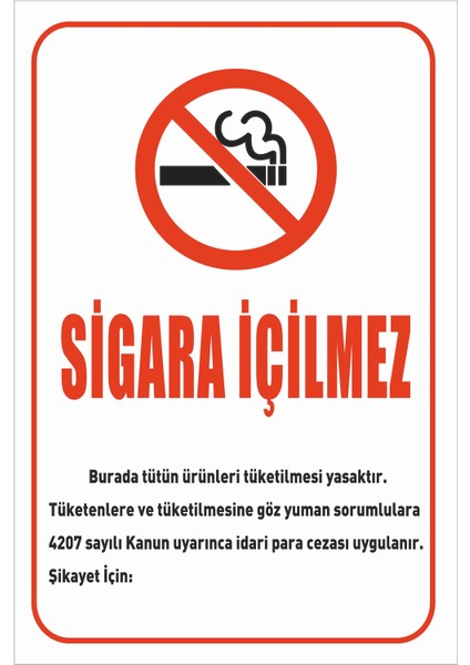 Sigara İçilmez