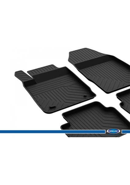 Ford Fiesta 4D Havuzlu Paspas Siyah 2009-2015 Arası modelleri