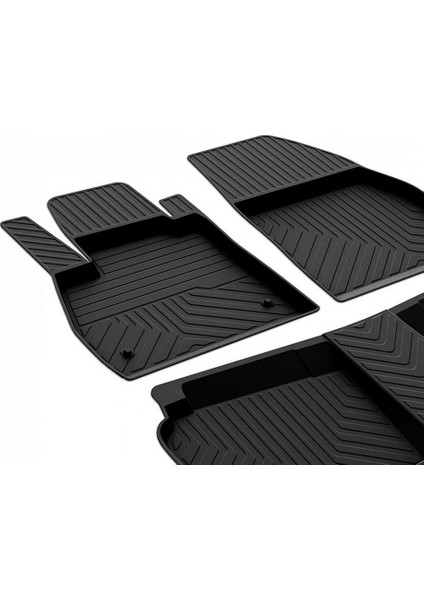 Renault Kangoo 2 4D Havuzlu Paspas Siyah 2008 ve Sonrası modelleri