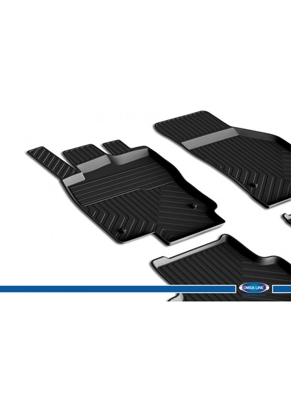 Skoda Octavia 3 A7 4D Havuzlu Paspas Siyah 2013 ve Sonrası modelleri