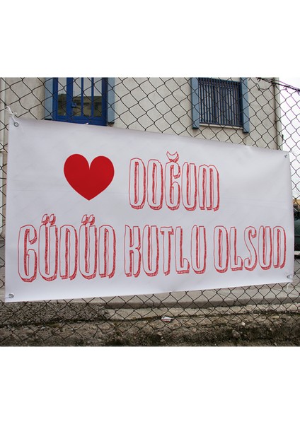 Doğum Günün Kutlu Olsun Branda Afisi 200 x 100 cm fiyatları