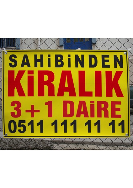 Sahibinden Kiralık 3+1 Daire Afişi 50 x 70 cm