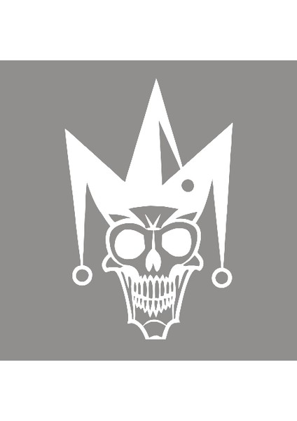 Joker Kuru Kafa Sticker Yapıştırma Beyaz