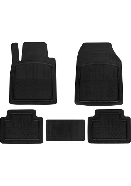 Volkswagen Caddy 2004 2007 Yumuşak 3D Havuzlu Paspas Seti