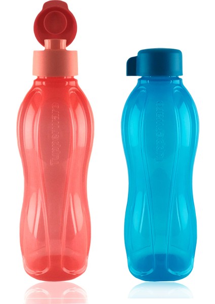 Eko Şişe 750 Ml Mercan Ve 750 Ml Mavi Suluk